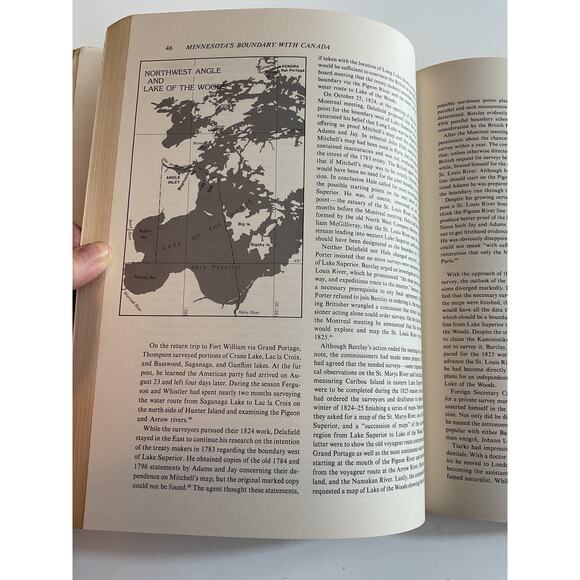 1980 Minnesota's Boundary with Canada It’s Evolution since 1783 Softcover - Picture 6 of 7
